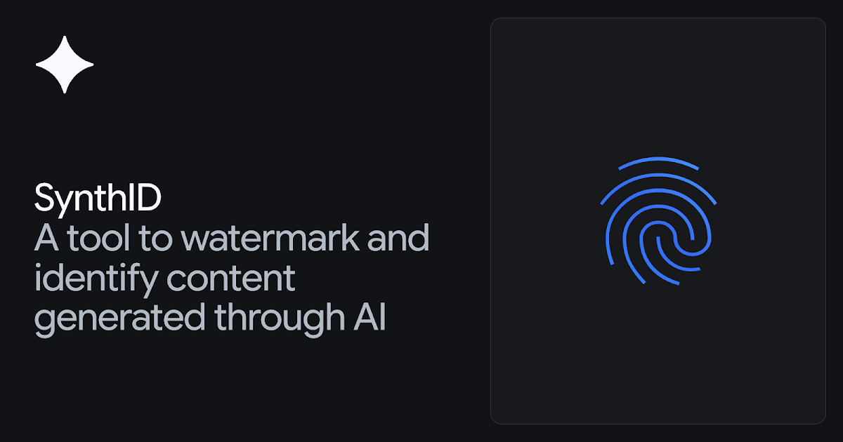 Diagram of how SynthID embeds an invisible watermark into AI-generated pixels